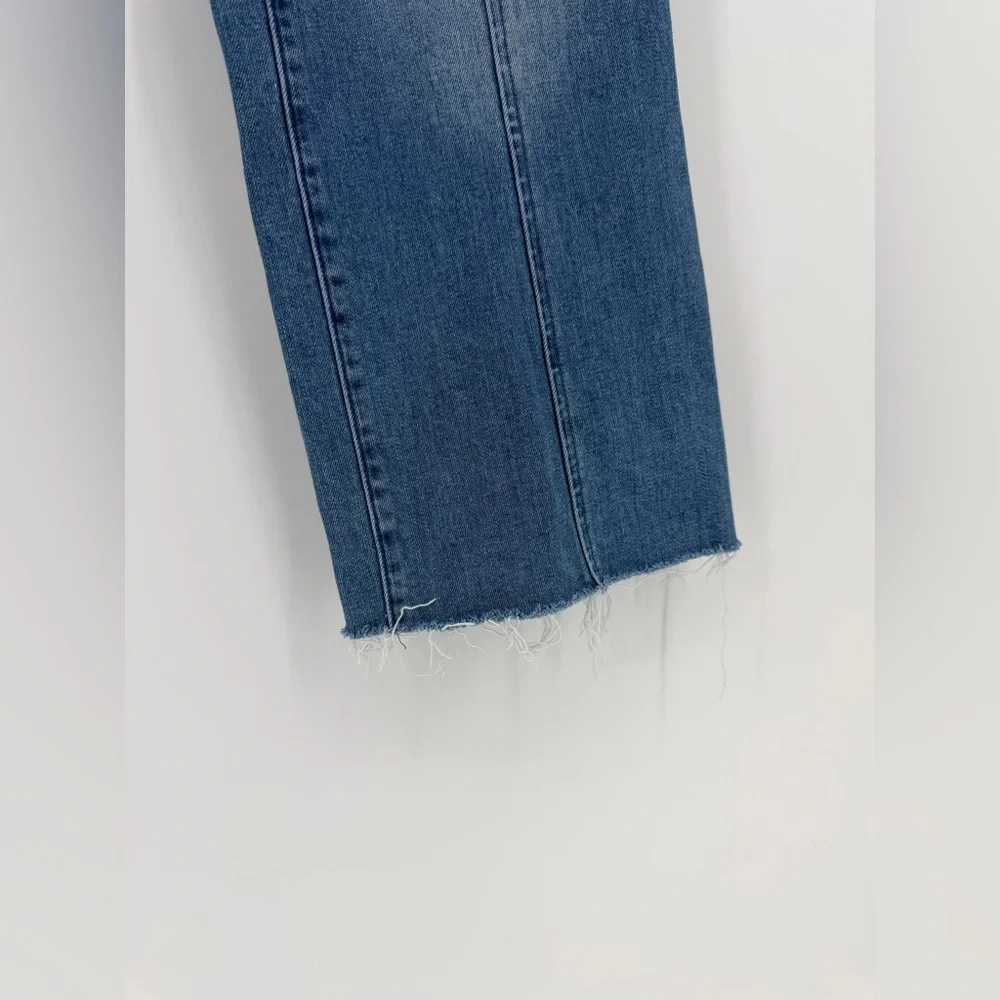 J.McLaughlin High Rise Raw Hem Straight Leg Jeans –‎ Size 6